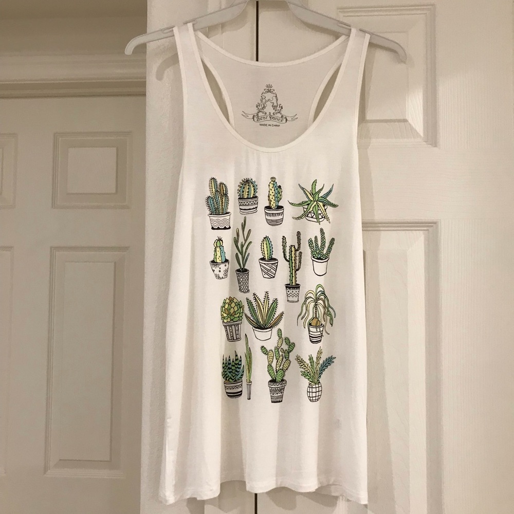 Brand New Cactus Succulent Tank Top